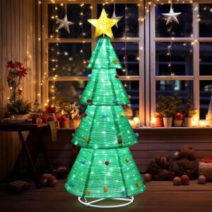 6' Lighted Christmas Tree Decoration