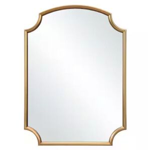 Home Decorators Collection 19.75 in. W x 27.5 in. H Novelty/Specialty Polystyrene Framed Wall Mirror in Gold