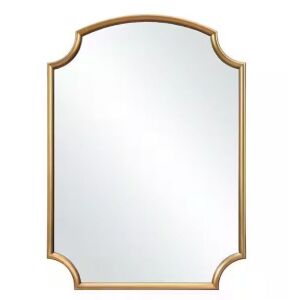 Home Decorators Collection 19.75 in. W x 27.5 in. H Novelty/Specialty Polystyrene Framed Wall Mirror in Gold, 2 Pack 