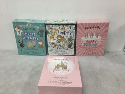 Party in a Box 43pcs (Set of 4)