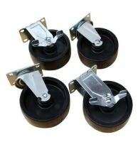 Husky&nbsp;5 in. Caster Kit for Ready-to-Assemble Steel Garage Base Cabinets