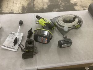 RYOBI 40V HP Brushless EZClean 600 PSI 0.7 GPM Cordless Battery Cold Water Power Cleaner with 2.0 Ah Battery and Charger