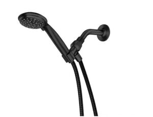 MOEN Attune 6-Spray Patterns Wall Mount 4 in. Handheld Showerhead in Matte Black