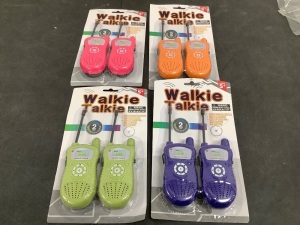 Set of 4 Walkie talkis Multi-Color