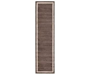 Unique Loom Del Mar Maria Brown 2' 7 x 10' 0 Runner Rug