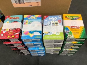 Box of Childrens Bandaids 72pc