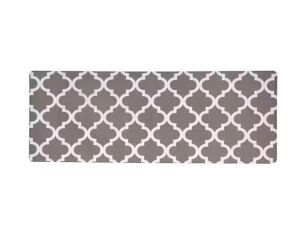 Lot of (2) World Rug Gallery Moroccan 18 in. X 47 in. Gray Anti-Fatigue Mat