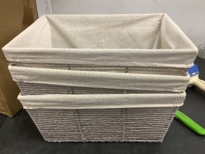 Box of Storage Baskets 3ct