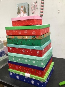 Set of 9 Christmas Boxes