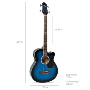 Acoustic Electric Bass Guitar