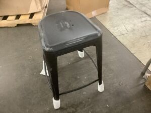 Distressed Metal Chair 