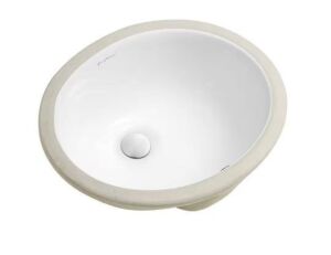 Swiss Madison Monaco 16.5 in. Oval Under-Mount Bathroom Sink in White