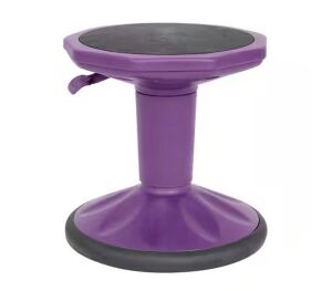 Carnegy Avenue Purple Plastic Kids Wobble Stool