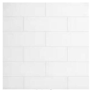 Pallet of (23) Cases Ivy Hill Tile Contempo Bright White Frosted 4 in. x 12 in. x 8 mm Glass Subway Tile, 115 Sq Ft Total