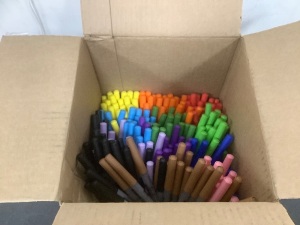 Lot of Multi-Colored Markers