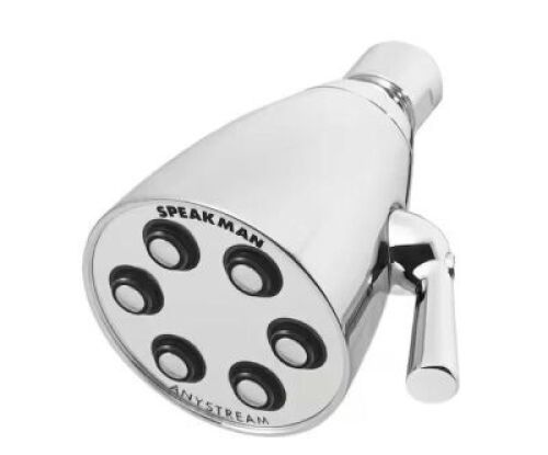 Lot of (2) Speakman&nbsp;3-Spray Patterns with 2.0 GPM 2.75 in. Wall Mount Fixed Showerhead in Polished Chrome