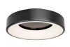 Artika Aiden 13 in. 1-Light Modern Black Integrated LED 5 CCT Flush Mount Ceiling Light Fixture
