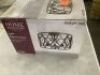Home Decorators Collection&nbsp;Tessali 16 in. 3-Light Bronze Prismatic Glass Flush Mount Ceiling Light - 3
