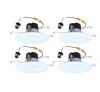 HALO LT 5/6 in. LED Retrofit Module with Baffle Trim 5CCT 750lm, 4 Pack 