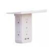 Lot of (2) Sharper Image Socket Shelf Cordless Wall Outlet Extender with 6-Outlets and 2 USB ports