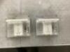 Lot of (2) Sharper Image Socket Shelf Cordless Wall Outlet Extender with 6-Outlets and 2 USB ports - 2