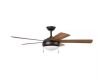 Hampton Bay Claret 52 in. Indoor Oil Rubbed Bronze Ceiling Fan with Light Kit