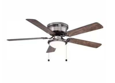 Hugger 52 in. LED Gunmetal Ceiling Fan