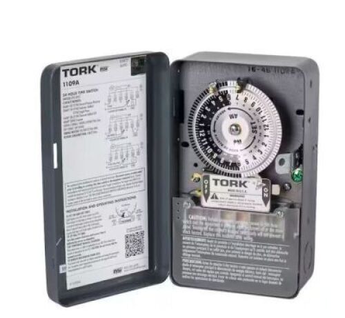 TORK&nbsp;40 Amp 24-Hour Indoor Mechanical Timer Switch