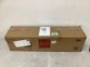 Pre-Lit Hinged Artificial White Pine Christmas Tree w/ Lights, Metal Stand 4ft - 3