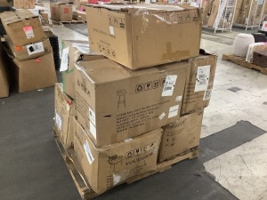 Pallet of Barstools & Chairs - Uninspected 