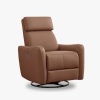 CHITA Faux Leather Power Swivel Glider Recliner - Small Blemish on Back of Arm 