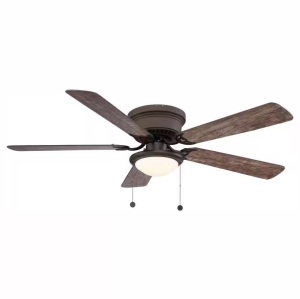 Hugger 52 in. LED Espresso Bronze Ceiling Fan