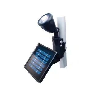 MAXSA Black Dusk to Dawn Solar Weather Resistance LED Flag Light