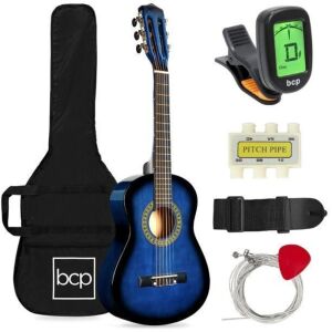 Kids Acoustic Guitar Beginner Starter Kit with Carrying Case - 30in