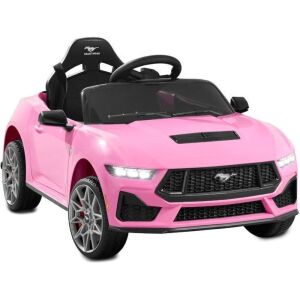 12V Kids Ride-On Car Officially Licensed Ford Mustang w/ Remote, 2 Speeds