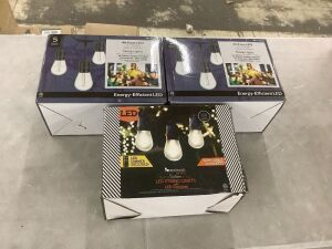 Lot of (3) LED String Lights 