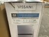 Vissani 4.5 cu. ft. 2-Door Mini Refrigerator in Platinum Steel with Freezer - 4