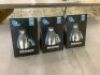 Lot of (3) Speakman 3-Spray Patterns with 2.5 GPM 2.75 in. Wall Mount Fixed Showerhead in Polished Chrome - 2