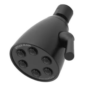 Lot of (3) Speakman 3-Spray Patterns with 2.5 GPM 2.75 in. Wall Mount Fixed Showerhead in Matte Black