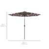 Solar LED Lighted Patio Umbrella w/ Tilt Adjustment, UV-Resistant- 10ft - 2