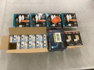 Lot of Assorted Light Bulbs