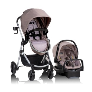 Evenflo Pivot Modular Travel System with SafeMax Infant Car Seat