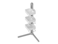 SHARPER IMAGE&nbsp;3-Tier Adjustable Shower Caddy Corner