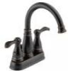 Delta&nbsp;Porter 4 in. Centerset 2-Handle Bathroom Faucet in Oil Rubbed Bronze