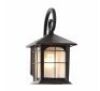 Lot of (2)&nbsp;Home Decorators Collection&nbsp;Brimfield 12.75 in. Aged Iron 1-Light Line Voltage Outdoor Wall Light Lantern Sconce&nbsp;