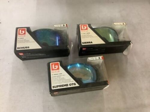 Lot of (3) Bolle Ski Goggles&nbsp;