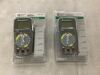 Lot of (2) Commercial Electric Digital Manual-Ranging Multimeter