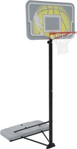 Lifetime Full-Size Height Adjustable Portable Basketball Hoop, 44-Inch Impact Backboard 