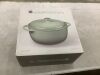 Cast-Iron Dutch Oven Kitchen Cookware w/ Enamel, Handles - 7.5qt - 2