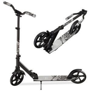 Kids Height Adjustable Kick Scooter w/ Carrying Strap, Non-Slip Deck, Kickstand